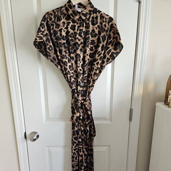 Michael Kors Animal Print Jumpsuit